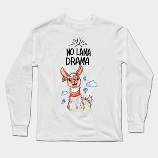 No Lama Drama Long Sleeve T-Shirt